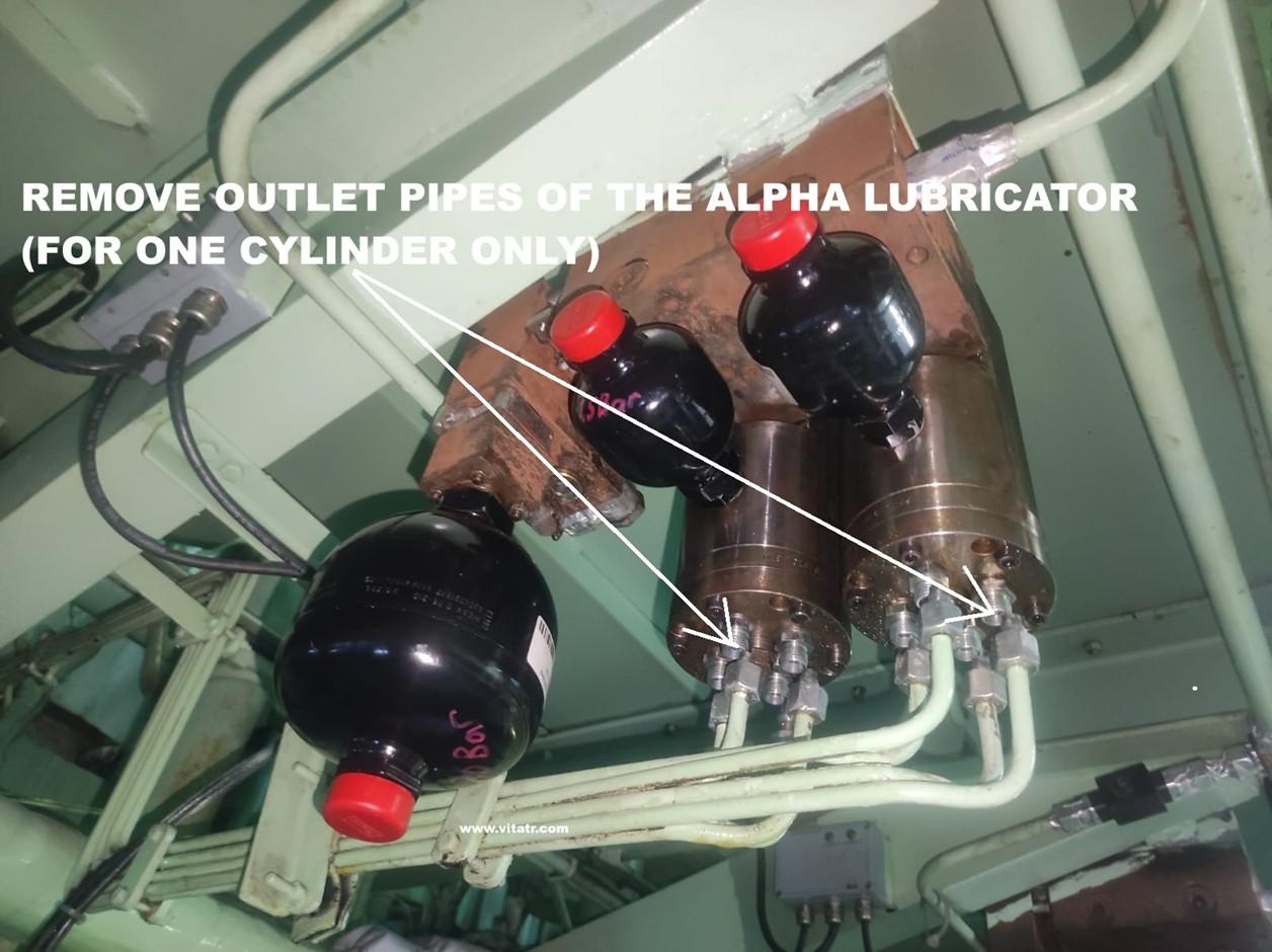 HOW TO CHECK NON-RETURN VALVE CONDITION OF THE ALPHA LUBRICATORS